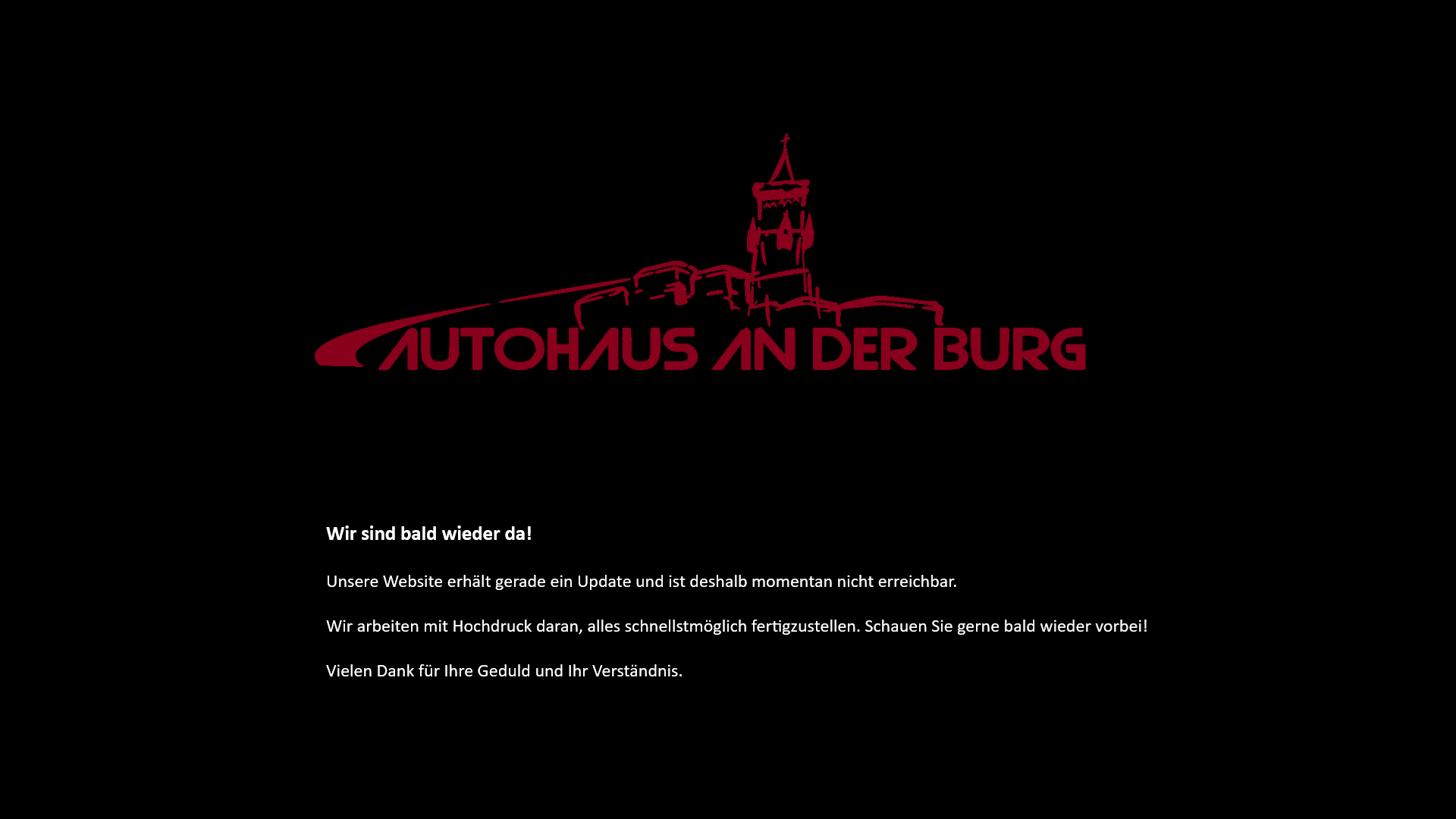 Website in Überarbeitung
